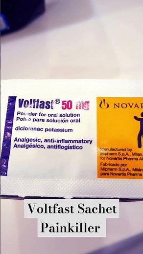Voltfast Sachet #voltfast#painkiller #novartis