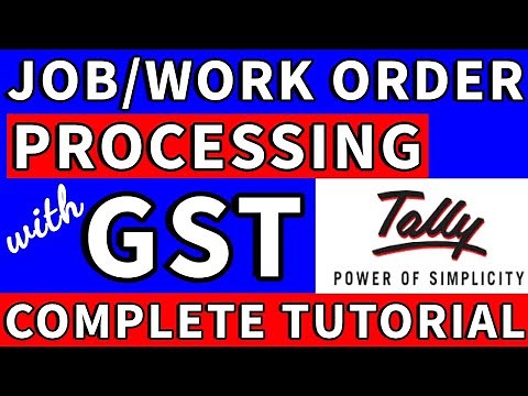 Job Order Processing | Job Work in Order | Tally Tutorial in Hindi | Full Tutorial |