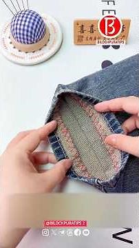 Don't throw away pants that are too long! Change pants length to shorter