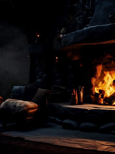 Cozy Fireplace in a Hidden Forest Cave 🔥 (No Ads) | Deep Sleep & Relaxing Ambience Cozy cave fireplace for relaxation & sleep. 🔥 10-min preview — full 5H deep sleep session in my Tab Link. Sleep deeply. Stay warm. #CozyAmbience #Fireplace #DeepSleep #HiddenCave #RelaxingMusic #NatureSounds #SleepAid #Meditation