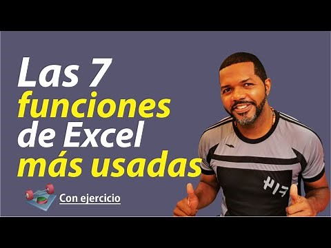 🏋Las 7 funciones en Excel MÁS USADAS | ejercicio a resolver