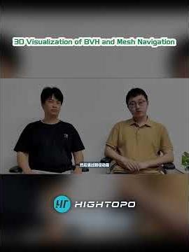 BVH Collision Detection & Mesh Navigation Visualization