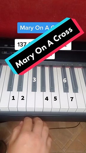 Mary On A Cross Piano Tutorial
