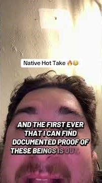 Hot Take: I don’t believe in traditional aliens #oklahoma #native #nativeamerican #alien #uap #scary