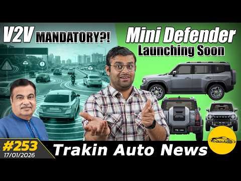 Auto Shockers 😳 V2V Safety Rule, JSW's mini Defender, VW Tayron+Skoda Peaq, KTM RC160, Punch Turbo!