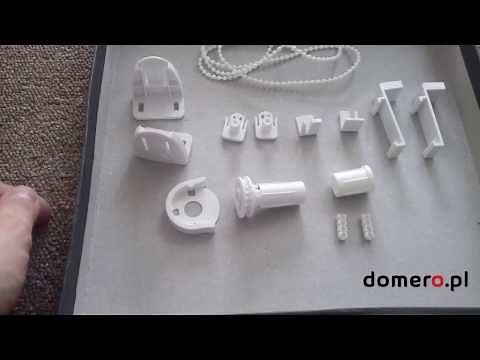 How to assemble a plastic mechanism for a mini roller blind ♦ domero.pl