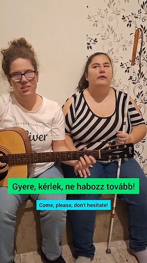 9.1K views · 47 reactions | Várunk a BREAK THE GLASS CEILING - "Fiatal nők lehetőségei az önkéntesség világában" zárókonferencia eseményünkön! :) A részvétel ingyenes, de regisztrációhoz kötött. Részletek az eseményben, illetve kommentben. [A videóban Dorina és Csilla egymás mellett ül, énekelnek. Dorina kezében gitár, Csillának fehérbot. A videón magyar és angol felirat van.] | EgyüttHató Egyesület / Association Co-Efficient | Facebook