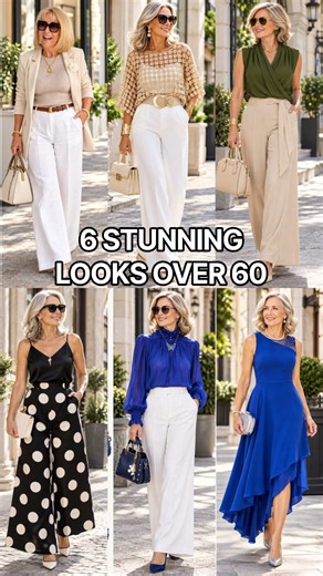 6 Stunning Outfit Ideas Over 60 | From Casual Chic to Elegant
