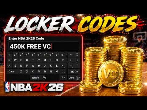 ALL NBA 2K26 LOCKER CODES! 450K FREE VC & MORE REWARDS 🔥 NEW LOCKER CODES 2K26
