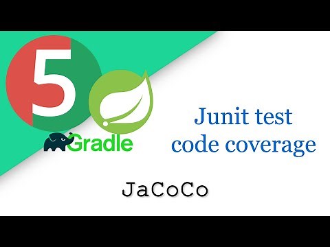 Code Coverage using JaCoCo Gradle plugin | Spring boot Junit Test