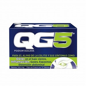 ¿Síntomas de colitis? Mira si QG5 sirve para ti