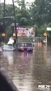 301K views · 501 reactions | A WEDDING TO REMEMBER: Police came to the rescue for a bride and groom, who found themselves stranded in New Jersey floodwaters on their wedding day Saturday. ☔ STORY: https://bit.ly/2P407cM | FOX 29 | Facebook