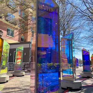 Immerse yourself in an infinite interplay of light and reflection when visiting #Prismatica at Short Pump Town Center! On display through April 27. Visit http://spr.ly/6187H0Sjz for more information. See you soon! | Short Pump Town Center