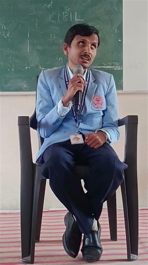 A famous human computer Shree Basavaraj umrani gave guidance to our teacher trainees.....