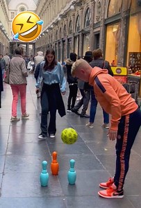 Hit The Bowling Pins Challenge.! 🎳🤣 | Who Cares?