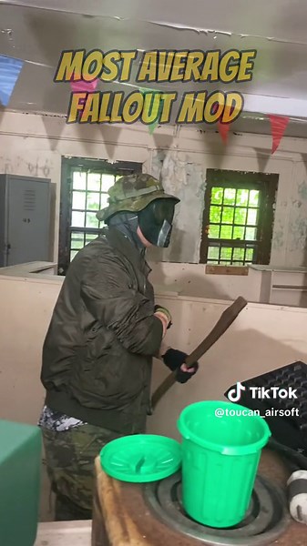 Most tame fallout mod #fallout #larp #postapocalyptic #roleplay #metro #fyp #gaming #foam #nerf