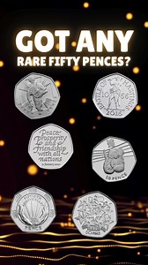 Have you got a rare 50p? #coincollectoruk #50pcollector #rarecoins #fiftypence #ukcoins | CoinCollectingWizard