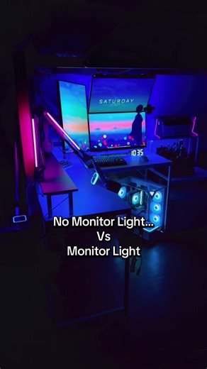 Monitor Light Comparison for Gaming Setup