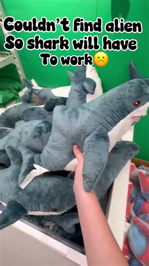 My first time at IKEA :3✨ #ikea #alien #shark #firsttime