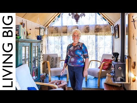 Woman's Wondrous Dual Tiny House Home & Art Studio