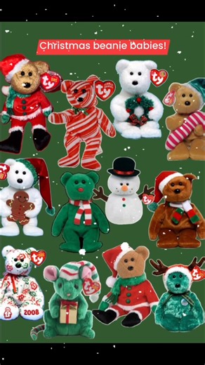 #Christmas #beaniebabies | Beautiful Christmas Seasons