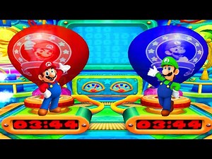 Mario Party 5 Minigames - Mario vs Luigi vs Daisy vs Toad