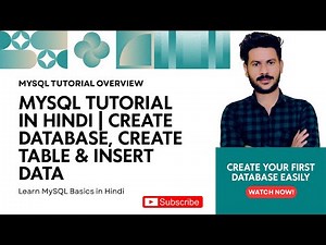 MySQL Tutorial for Beginners Hindi me