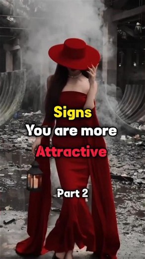 Signs you are more attractive than you think #selfimprovement #attractivesigns #psychologyfacts