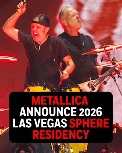 Metallica have announced that they will become the first metal band to play the Sphere in Las Vegas, starting later this year: | Loudwire