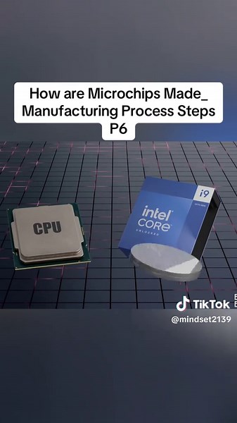 How are Microchips Made_ Manufacturing Process Steps #microchip #made #process #manufacturing #viral