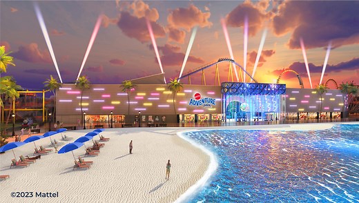 Mattel Is Building an Amusement Park With a Barbie Beach House and Hot Wheels Roller Coasters