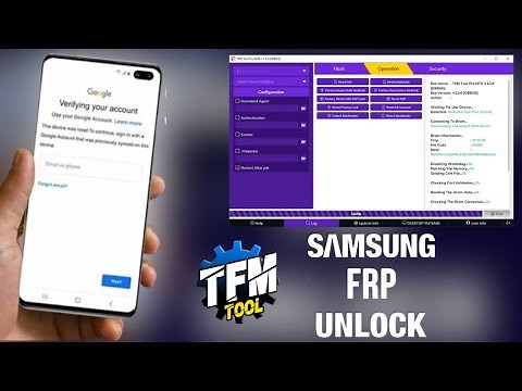 All Samsung Reset FRP New Method 2023 by TFM tool Pro Main Module
