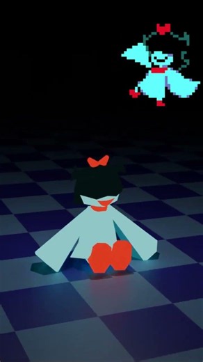 lowpoly aqua model from deltarune