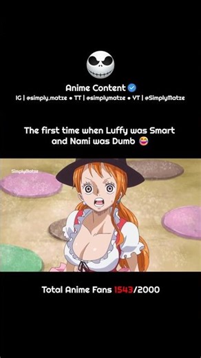 ONE PIECE - Luffy was smarter than Nami! #anime #animeshorts #onepiece #shorts #viralshorts