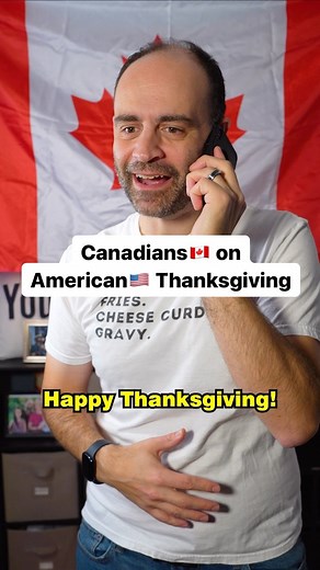 A Thursday holiday for football? 😂🇨🇦🇺🇸 Poutine shirt, you know where to find it. 😁 Happy Thanksgiving to everyone in the States! Truthfully I’m jealous. #thanksgiving #happythanksgiving #americanthanksgiving #usavscanada #blackfriday #usavscanada #canadian #canada #usvscanada #canadavsusa #american #canadianreacts #usvscan #americanvscanadian #canadianskit | Joseph's Vlog