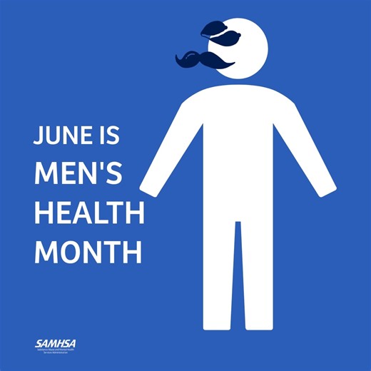 June is #MensHealthMonth—a time to raise awareness about the mental & behavioral health challenges faced by men.Together we can break the stigma, promote prevention, treatment & recovery, and empower men to live their best, heathiest lives! https://t.co/gaeJ85jlX0
