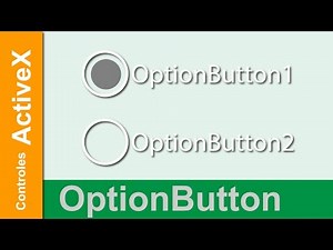 Controles ActiveX | OptionButton | Características Principales