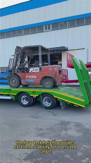 2 Axle Low Bed Trailer | Heavy Equipment Transport Solution