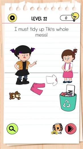 LEVEL 22 OF BRAIN TEST 4 🧠 #gaming #BRAIN #TEST