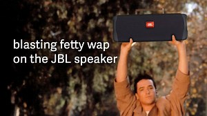 Blasting Fetty Wap on the JBL Speaker | Know Your Meme
