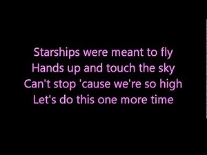 Nicki Minaj - StarShips ( Lyrics )