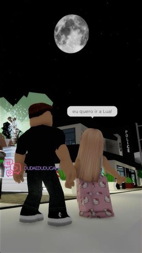eu quero ir a LUA 🌙 #roblox #brookhaven