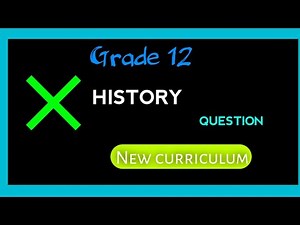 History 12 unit 1 question new curriculum @Globedock