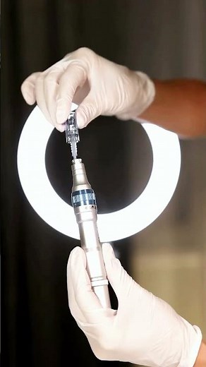 Do you use the derma pen for mesotherapy treatment at home? #mesotherapy #aesthetic #dermapen #home