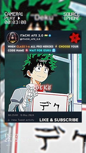 ​Class 1-A Reveals Their Hero Names 🔥 #myheroacademia #mha #mhaedit #animeedit #bnha #shorts