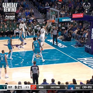 49K views · 774 reactions | Giannis and Bobby each recorded a double-double in a 111-99 win over the Hornets in our last matchup on February 29th. | Milwaukee Bucks | Facebook