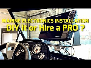 Marine Electronics Installation - DIY or Hire a Pro?