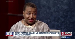 First female black U.S. Senator speaks to Omaha voters