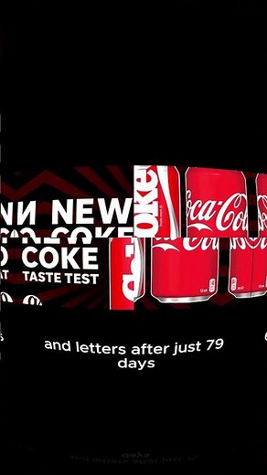 The Day Coca-Cola Changed Its Secret Formula... And Failed #shorts #business
