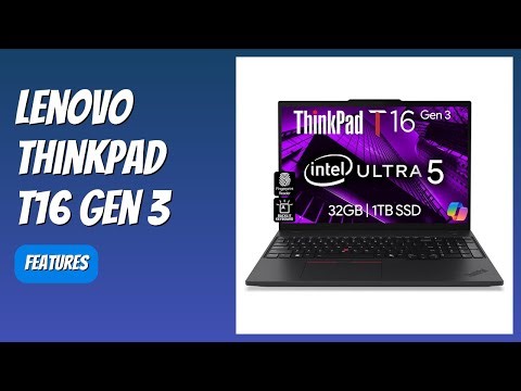 REVIEW (2025): Lenovo ThinkPad T16 Gen 3. Features.